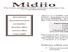Tablet Screenshot of midiio.sapp.org