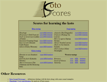 Tablet Screenshot of koto.sapp.org