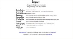Desktop Screenshot of improv.sapp.org